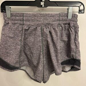 Heather Gray Lululemon Women's Shorts size 4 tall Heathered